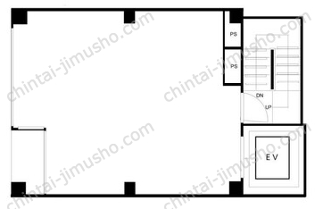 森央ビル3階の間取図