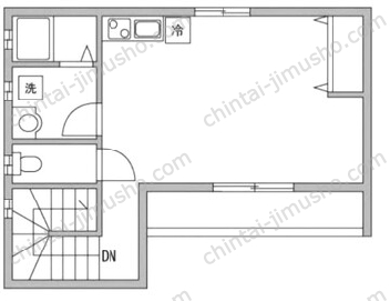 Neo Tokyo Annex3階の間取図