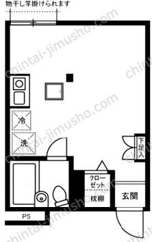 ファーストヴィレッジ1Fの間取図