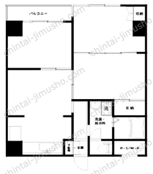 ベルメゾン池袋の間取図