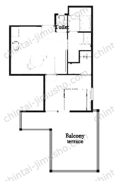 THE STANDARD APARTMENT2階の間取図