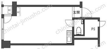 ハイツ横浜5階の間取図