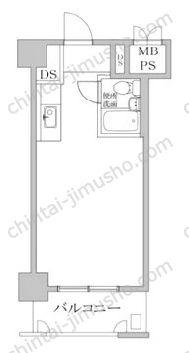 東建ニューハイツ九段の間取図