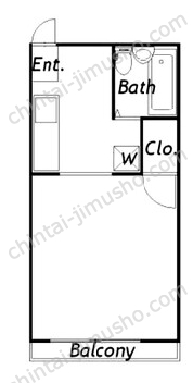 コーポ上野の間取図