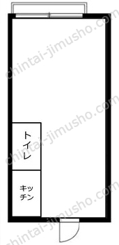 銀座アビタシオン4階の間取図