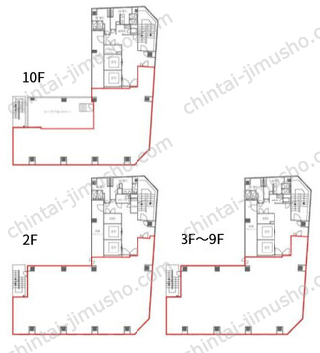 銀座グランディールビル一括の間取図