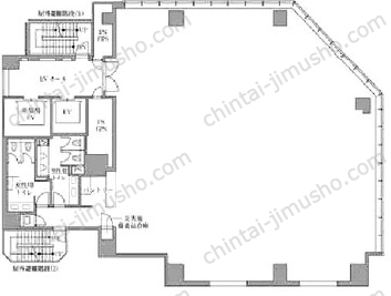 BIZCORE西新橋の間取図