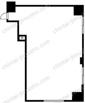 アスカ日本橋小伝馬町ビル1Fの間取図