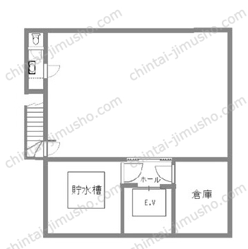 フジトミビルB1階の間取図