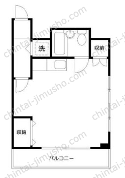 サンフラット佐藤6階の間取図