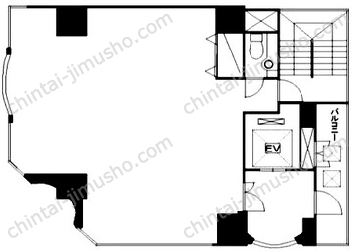 廣瀬ビル2Fの間取図