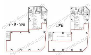 銀座グランディールビル一括の間取図