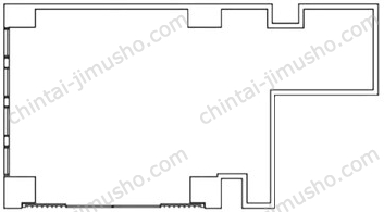 登戸ハイデンス1Fの間取図