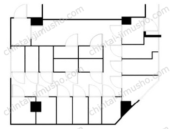 VORT AOYAMA／渋谷表参道ライズオフィス2nd／渋谷表参道ライズオフィス1st4階の間取図