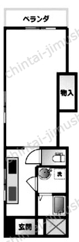 新一の橋ハイツの間取図