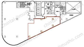 A-ONEビル10階の間取図