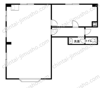 サンライフ南馬込2階の間取図
