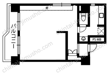 GRAND二子玉川6階の間取図