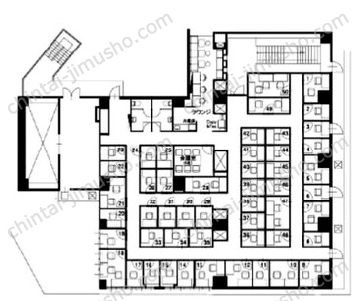 協和ビル（シャンボール門前仲町）／ハローオフィス門前仲町2階の間取図