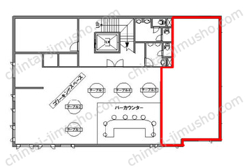 ブルーオーシャンテラス2階の間取図