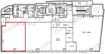 第一白鳳ビルディング3Fの間取図