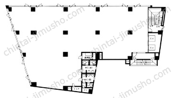 神田第4アメレックスビル／ワイムビジネスプラザ神田5階の間取図