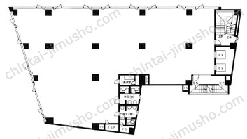 神田第4アメレックスビル／ワイムビジネスプラザ神田6階の間取図