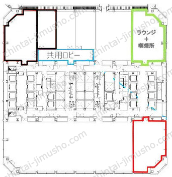 晴海アイランドトリトンスクエアオフィスタワーXの間取図