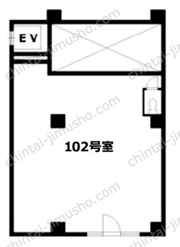 マンション山裕1階の間取図