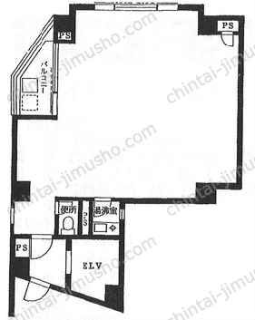 赤坂ASビルの間取図