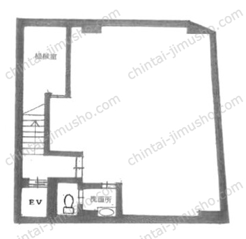 イトウビルB1階の間取図