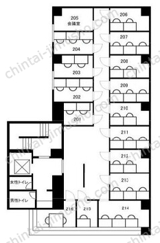 藤井第一ビルの間取図