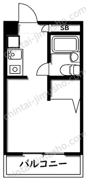 EIGHT BLDG．－KoyasuⅠ－1階の間取図