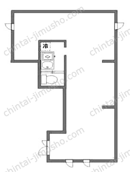 永福3丁目貸店舗1Fの間取図