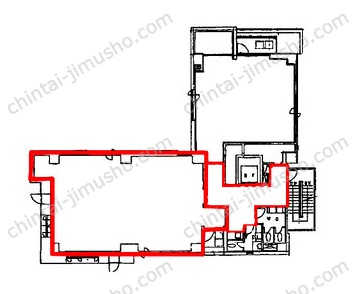 ルート西池袋ビル8Fの間取図