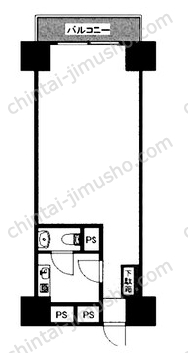 秀和築地レジデンスの間取図