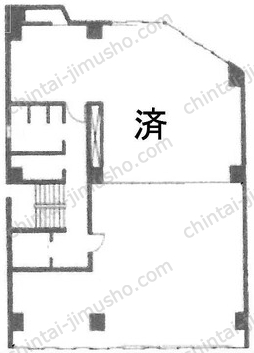 共栄ビル8階の間取図