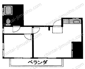 ユウビルの間取図