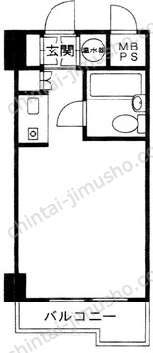 藤和横浜西口ハイタウンの間取図