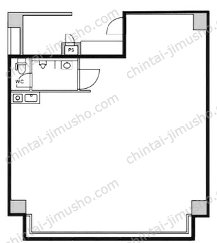 仲町台トーセイビル2Fの間取図