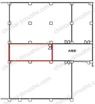 勝島F41号倉庫3階の間取図