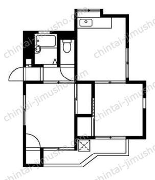 シルバー玉川3階の間取図