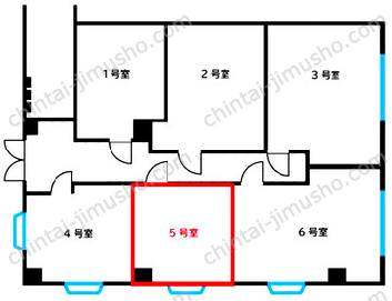 石川ビル／元町ビューティーガレージ2階の間取図