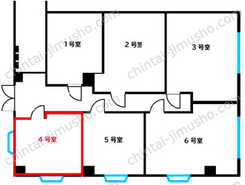 石川ビル／元町ビューティーガレージ2階の間取図