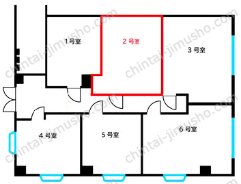 石川ビル／元町ビューティーガレージ2階の間取図