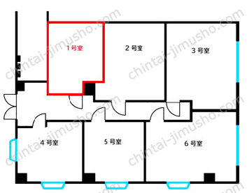 石川ビル／元町ビューティーガレージ2階の間取図