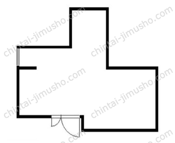 渡辺ビル1Fの間取図