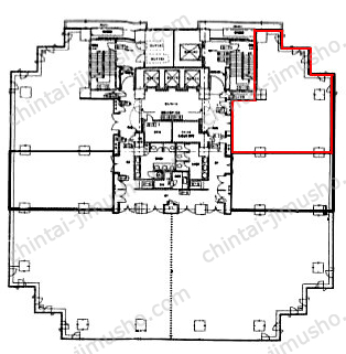 勝どきサンスクエア5Fの間取図
