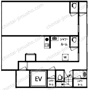 六本木メイフラワーハウス7階の間取図