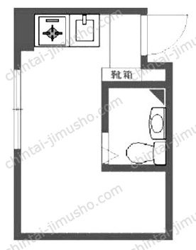 ダイヤモンドレジデンス岩本町の間取図